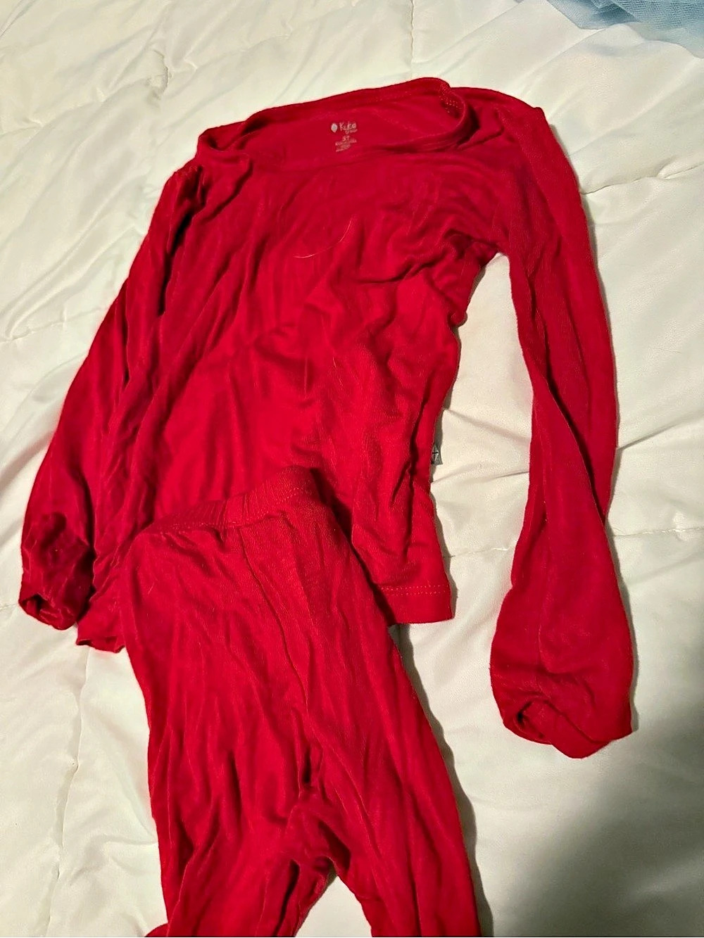 Kyte red pajama set